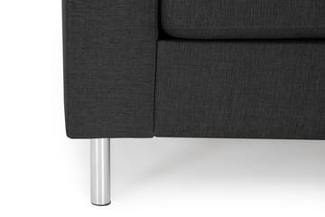 Friday 3-sits Vändbar L-formad Divansoffa i Tyg - Grå - Möbler - Soffa - Divansoffa & schäslongsoffa - 3 sits soffa med divan
