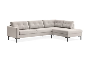 Frillestad 4-sits Högervänd L-formad Schäslongsoffa i Tyg - Beige - Möbler - Soffa - Divansoffa & schäslongsoffa - 4 sits soffa med divan