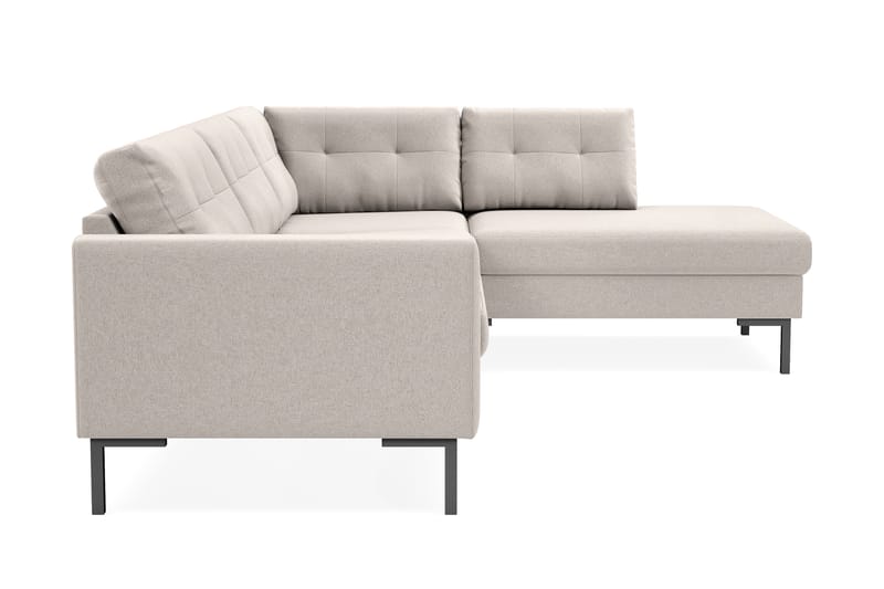 Frillestad 4-sits Högervänd L-formad Schäslongsoffa i Tyg - Beige - Möbler - Soffa - Divansoffa & schäslongsoffa - 4 sits soffa med divan
