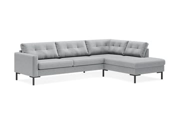 Frillestad 4-sits Högervänd L-formad Schäslongsoffa i Tyg - Grå - Möbler - Soffa - Divansoffa & schäslongsoffa - 4 sits soffa med divan