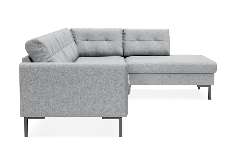 Frillestad 4-sits Högervänd L-formad Schäslongsoffa i Tyg - Grå - Möbler - Soffa - Divansoffa & schäslongsoffa - 4 sits soffa med divan