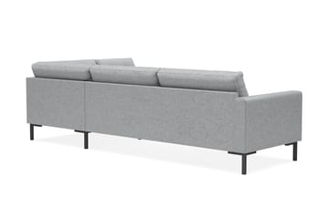 Frillestad 4-sits Högervänd L-formad Schäslongsoffa i Tyg - Grå - Möbler - Soffa - Divansoffa & schäslongsoffa - 4 sits soffa med divan