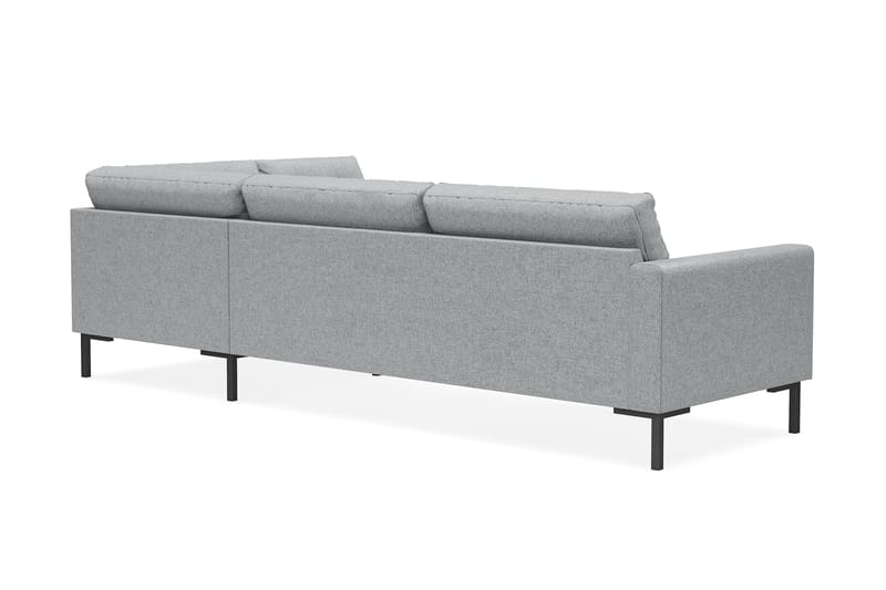 Frillestad 4-sits Högervänd L-formad Schäslongsoffa i Tyg - Grå - Möbler - Soffa - Divansoffa & schäslongsoffa - 4 sits soffa med divan