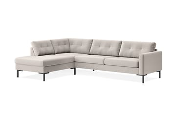 Frillestad 4-sits Vänstervänd L-formad Schäslongsoffa i Tyg - Beige - Möbler - Soffa - Divansoffa & schäslongsoffa - 4 sits soffa med divan