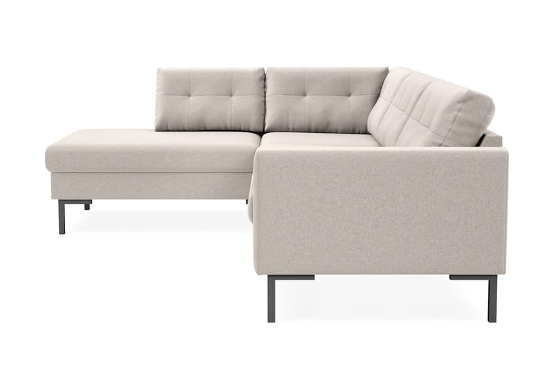 Frillestad 4-sits Vänstervänd L-formad Schäslongsoffa i Tyg - Beige - Möbler - Soffa - Divansoffa & schäslongsoffa - 4 sits soffa med divan