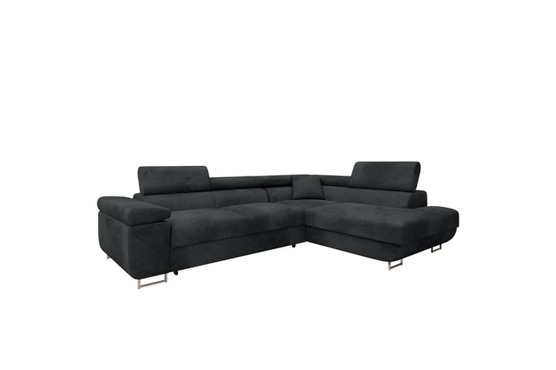 Gabina Soffa med Schäslong 3-sits, Mörkgrå
