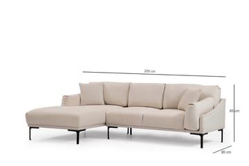 Glenure Soffa m. Divan 4-sits - Cream - Möbler - Soffa - Divansoffa & schäslongsoffa - 4 sits soffa med divan