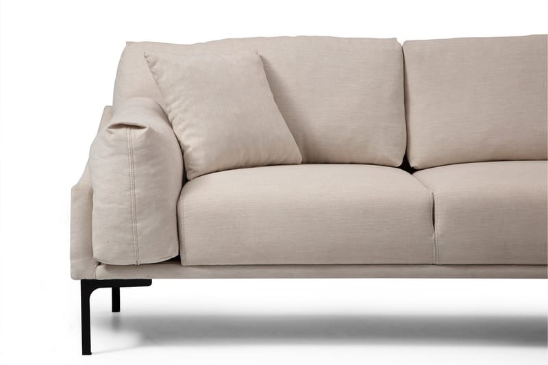 Glenure Soffa m. Divan 4-sits - Cream - Möbler - Soffa - Divansoffa & schäslongsoffa - 4 sits soffa med divan