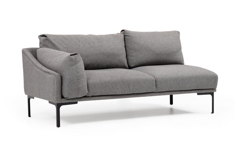 Glenure Soffa m. Divan 4-sits - Grå - Möbler - Soffa - Divansoffa & schäslongsoffa - 4 sits soffa med divan