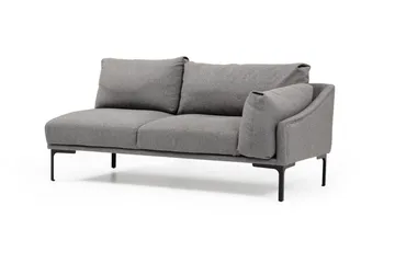 Glenure Soffa m. Divan 4-sits - Grå - Möbler - Soffa - Divansoffa & schäslongsoffa - 4 sits soffa med divan