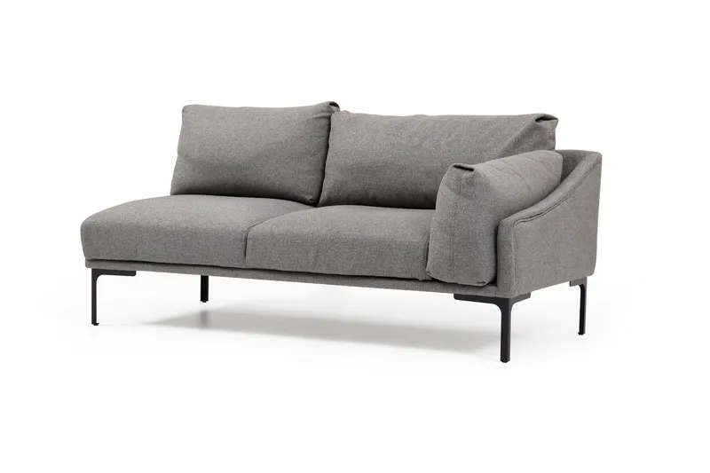 Glenure Soffa m. Divan 4-sits - Grå - Möbler - Soffa - Divansoffa & schäslongsoffa - 4 sits soffa med divan