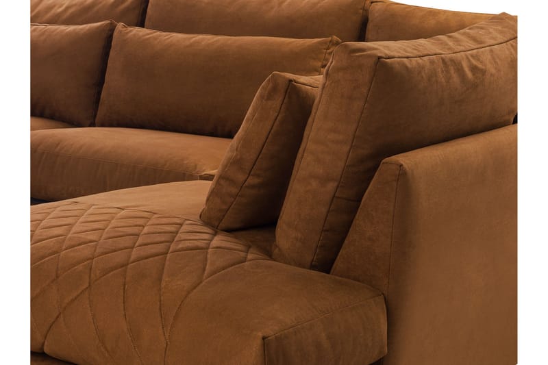 Gradella 2-sits Soffa - Brun - Möbler - Soffa - Divansoffa & schäslongsoffa - 3 sits soffa med divan