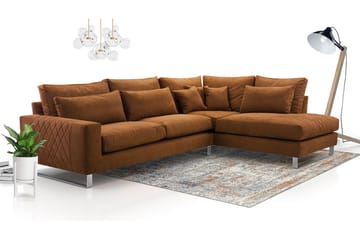 Gradella 2-sits Soffa - Brun - Möbler - Soffa - Divansoffa & schäslongsoffa - 3 sits soffa med divan