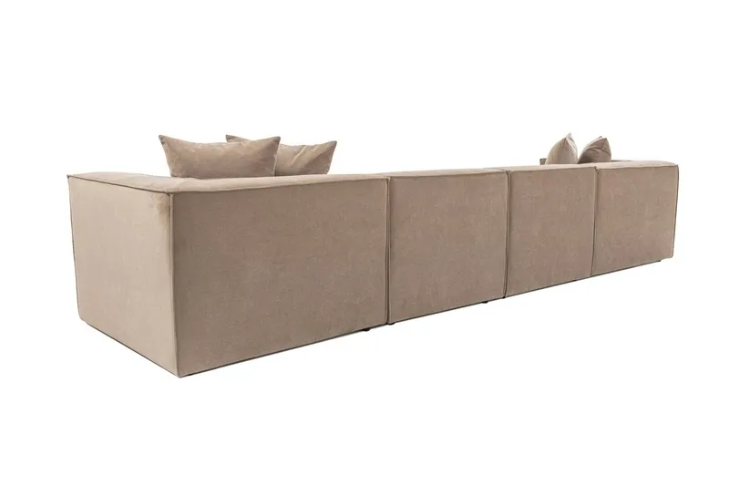 Gregor Soffa med Divan 4-sits - Cappucino - Möbler - Soffa - Divansoffa & schäslongsoffa - 4 sits soffa med divan