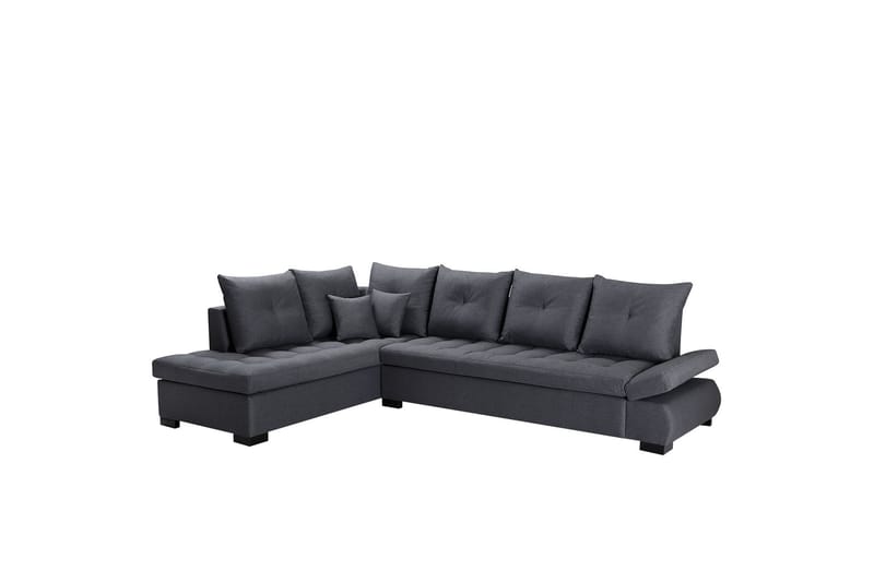 Hörnbäddsoffa Lord 320x223x95 cm - Grå - Möbler - Soffa - Divansoffa & schäslongsoffa