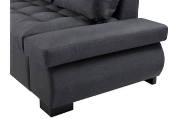 Hörnbäddsoffa Lord 320x223x95 cm - Grå - Möbler - Soffa - Divansoffa & schäslongsoffa