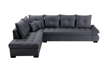 Hörnbäddsoffa Lord 320x223x95 cm - Grå - Möbler - Soffa - Divansoffa & schäslongsoffa