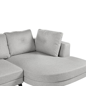 Hörnsoffa 3-sits Marum Vänstervänd - Grå - Möbler - Soffa - Divansoffa & schäslongsoffa - 3 sits soffa med divan