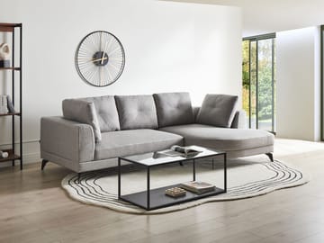 Hörnsoffa 3-sits Marum Vänstervänd - Grå - Möbler - Soffa - Divansoffa & schäslongsoffa - 3 sits soffa med divan