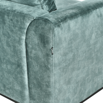 Hörnsoffa 4-sits Oslo Högervänd - Blågrön - Möbler - Soffa - Divansoffa & schäslongsoffa - 4 sits soffa med divan