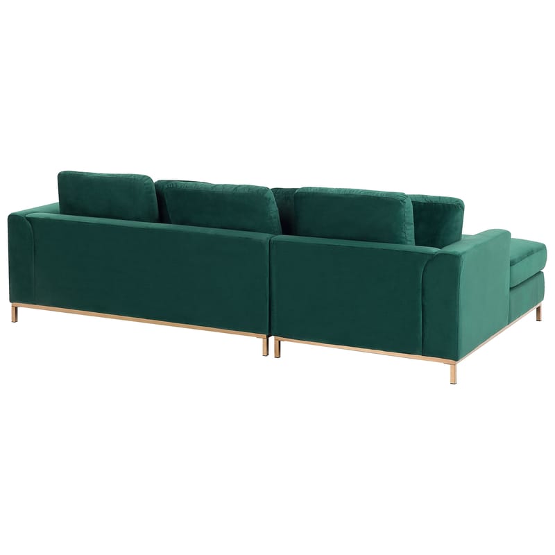 Hörnsoffa 4-sits Oslo Vänstervänd - Mörkgrön - Möbler - Soffa - Divansoffa & schäslongsoffa - 4 sits soffa med divan