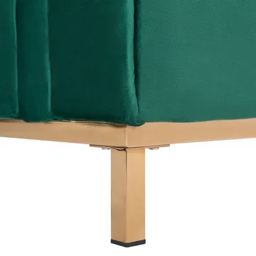 Hörnsoffa 4-sits Oslo Vänstervänd - Mörkgrön - Möbler - Soffa - Divansoffa & schäslongsoffa - 4 sits soffa med divan