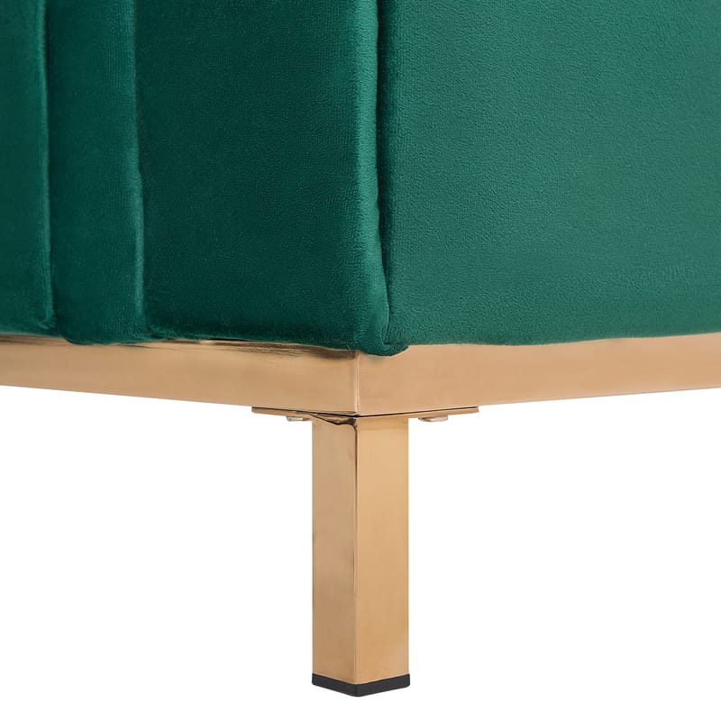 Hörnsoffa 4-sits Oslo Vänstervänd - Mörkgrön - Möbler - Soffa - Divansoffa & schäslongsoffa - 4 sits soffa med divan