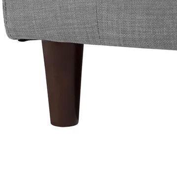 Hörnsoffa Elvenes - Grå, mörkt trä/Högervänd - Möbler - Soffa - Hörnsoffa - Hörnsoffa med divan