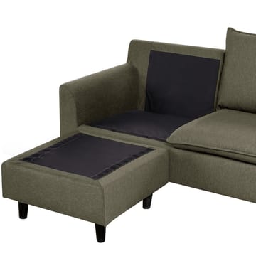 Hörnsoffa Elvenes - Grönt, mörkt trä/Högervänd - Möbler - Soffa - Hörnsoffa - Hörnsoffa med divan