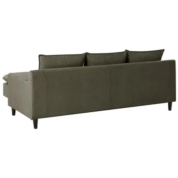 Hörnsoffa Elvenes - Grönt, mörkt trä/Vänstervänd - Möbler - Soffa - Hörnsoffa - Hörnsoffa med divan