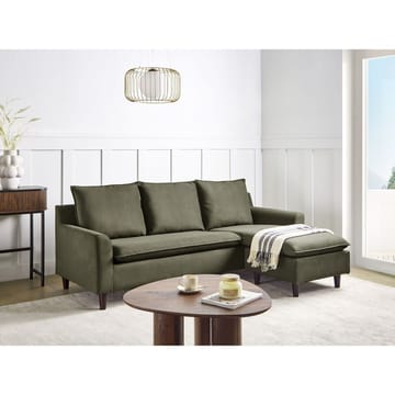 Hörnsoffa Elvenes - Grönt, mörkt trä/Vänstervänd - Möbler - Soffa - Hörnsoffa - Hörnsoffa med divan