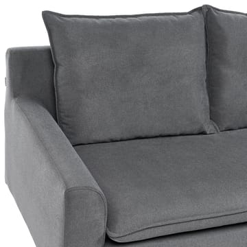 Hörnsoffa Elvenes - Mörkgrå, mörkt trä/Högervänd - Möbler - Soffa - Hörnsoffa