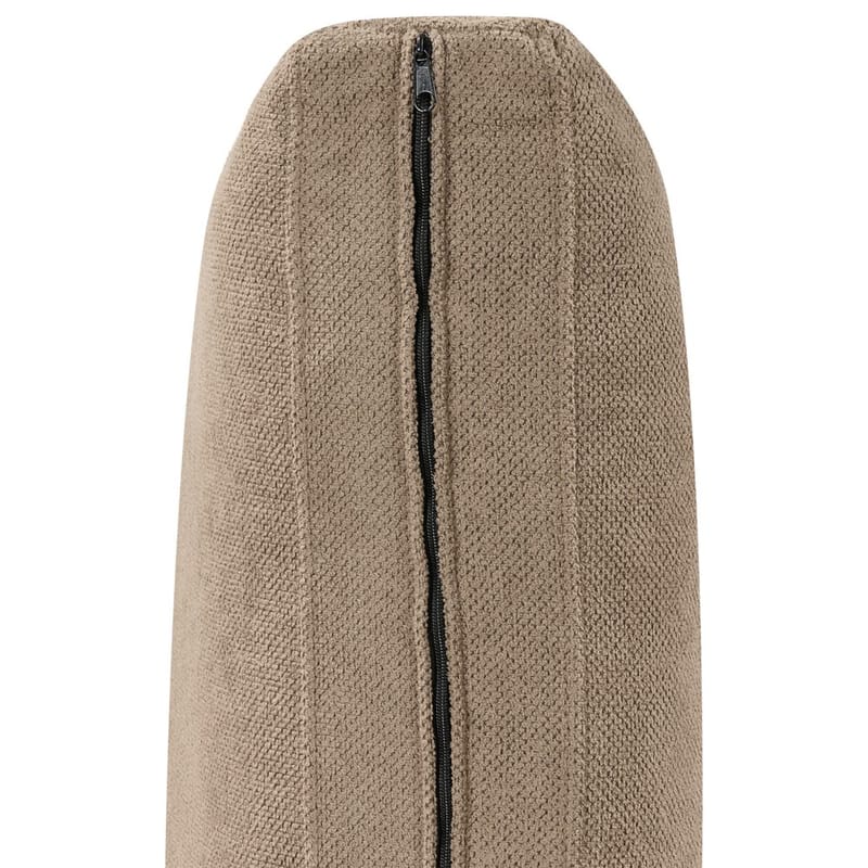 Hörnsoffa Flam - Brun, Svart/Högervänd/Polyester - Möbler - Soffa - Hörnsoffa