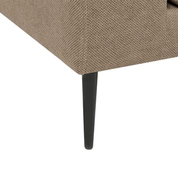 Hörnsoffa Flam - Brun, Svart/Högervänd/Polyester - Möbler - Soffa - Hörnsoffa