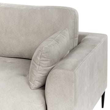 Hörnsoffa Flam - Grå, svart/Högervänd/Sammet - Möbler - Soffa - Hörnsoffa - Hörnsoffa med divan