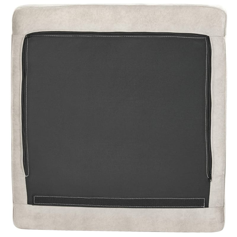 Hörnsoffa Flam - Grå, svart/Högervänd/Sammet - Möbler - Soffa - Sammetssoffa