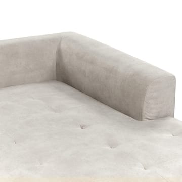 Hörnsoffa Flam - Grå, svart/Vänstervänd/Sammet - Möbler - Soffa - Sammetssoffa