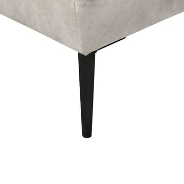 Hörnsoffa Flam - Grå, svart/Vänstervänd/Sammet - Möbler - Soffa - Sammetssoffa