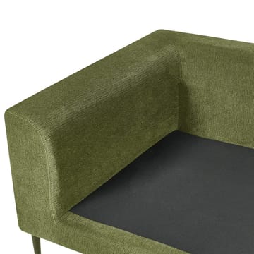 Hörnsoffa Flam - Grön, Svart/Vänstervänd/Polyester - Möbler - Soffa - Hörnsoffa