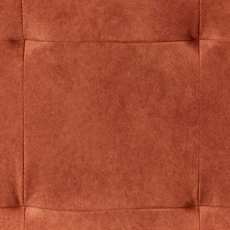 Hörnsoffa Flam - Orange, svart/Högervänd/Sammet - Möbler - Soffa - Sammetssoffa