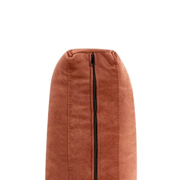 Hörnsoffa Flam - Orange, svart/Högervänd/Sammet - Möbler - Soffa - Sammetssoffa