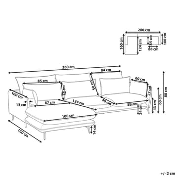 Hörnsoffa Gallo - Högervänd - Möbler - Soffa - Hörnsoffa