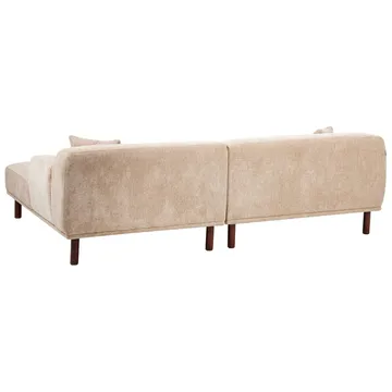 Hörnsoffa Holt - Beige, brun/Polyester - Möbler - Soffa - Hörnsoffa - Hörnsoffa med divan