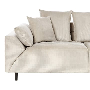 Hörnsoffa Lunner - Beige, svart - Möbler - Soffa - Hörnsoffa