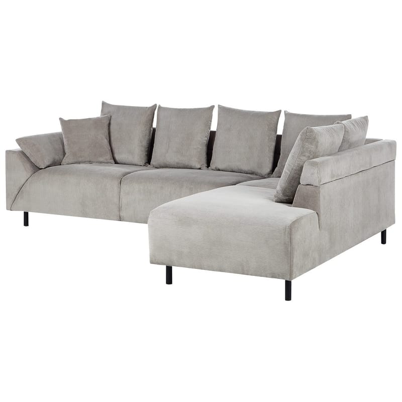 Hörnsoffa Lunner - Grå, svart - Möbler - Soffa - Hörnsoffa