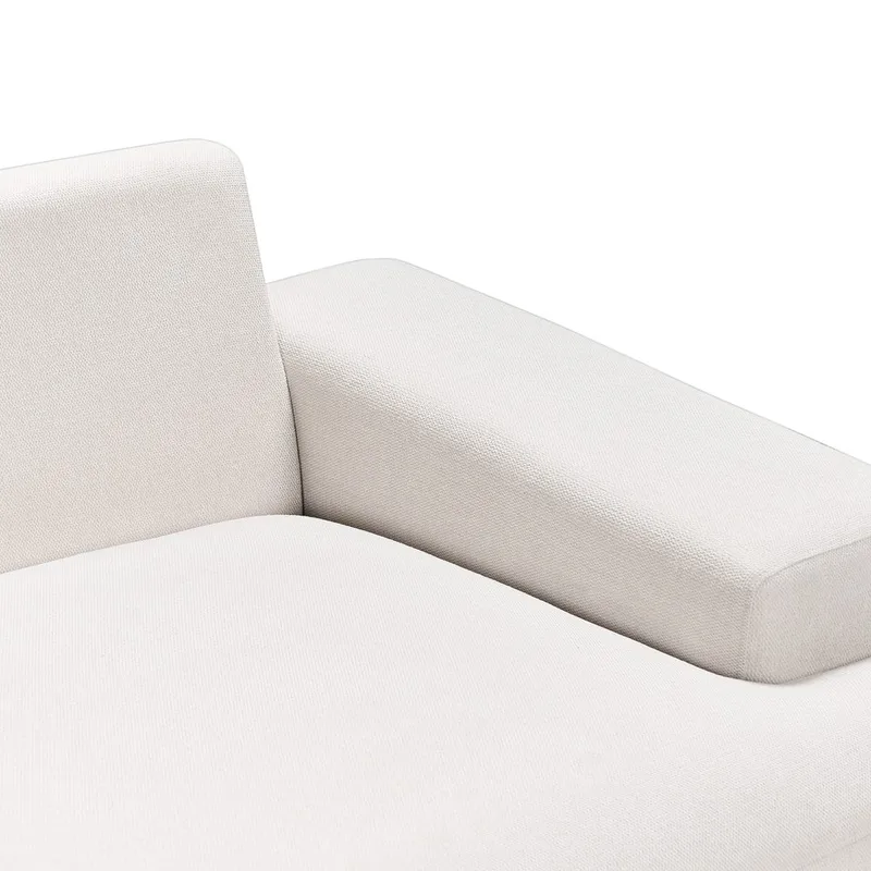 Hörnsoffa Mariferd - Beige, svart, mörkt trä/Högervänd - Möbler - Soffa - Hörnsoffa