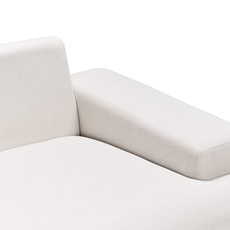 Hörnsoffa Mariferd - Beige, svart, mörkt trä/Vänstervänd - Möbler - Soffa - Hörnsoffa - Hörnsoffa med divan