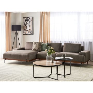 Hörnsoffa Mariferd - Brunt, svart, mörkt trä/Högervänd - Möbler - Soffa - Hörnsoffa