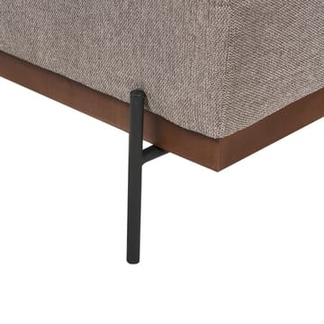 Hörnsoffa Mariferd - Ljusbrun, svart, mörkt trä/Högervänd - Möbler - Soffa - Hörnsoffa