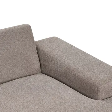 Hörnsoffa Mariferd - Ljusbrun, svart, mörkt trä/Vänstervänd - Möbler - Soffa - Hörnsoffa - Hörnsoffa med divan